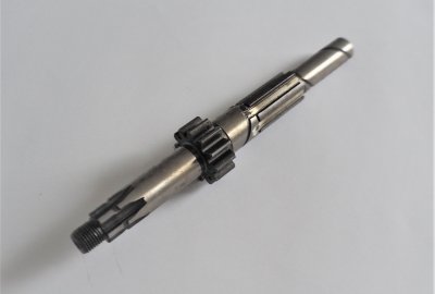 Wałek skrzyni biegów, 12z., główny, oryginał, Jawa 634-640, CZ 471-472