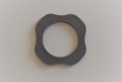 Podkładka filcowa pod korek zbiornika, popielata, 5cm, Jawa Babetta, CZ 476-488