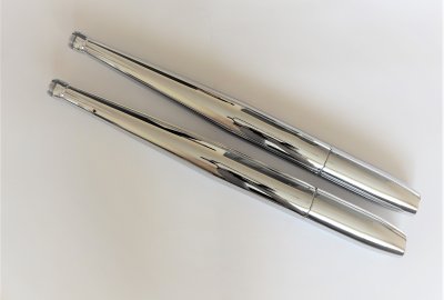 Tłumiki wydechu, chrom, CZ 471, 472
