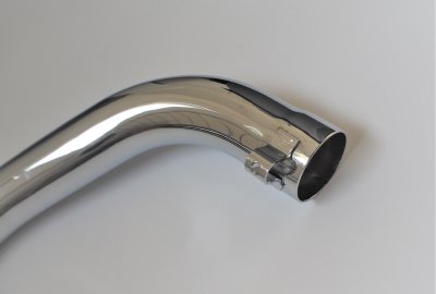 Kolanko wydechu, chrom, CZ 125 -175 476 / 477