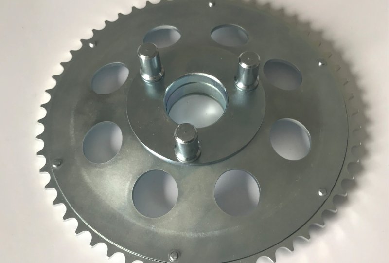 Zębatka łańcucha tylna 55 z., ocynkowana, Jawa 50 typ 05/20/21/23-photo3