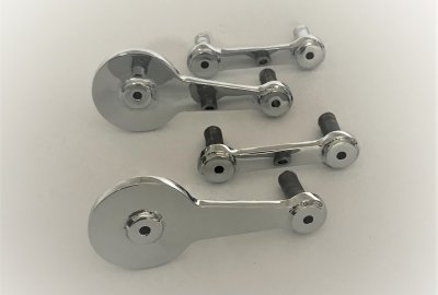 Komplet wahaczy przedniego zawieszenia, 7 mm, chrom, Jawa 175/250  Special