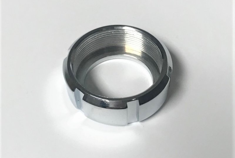 Nakrętka kolanka wydechu, chrom, Jawa 175/250 Special-photo2
