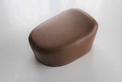 Siedzenie, półskóra marszczona, jasno brązowe, Jawa 50 typ 550/555
