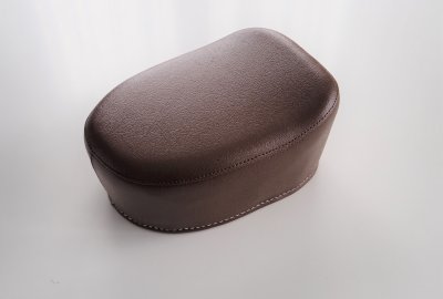 Siedzenie, półskóra marszczona, brązowe, Jawa 50 typ 550/555