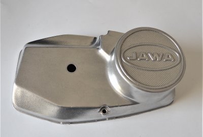Pokrywa silnika prawa, aluminium, Jawa 638-640