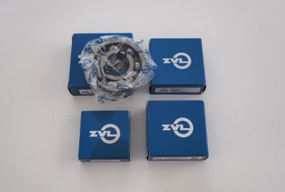 Komplet łożysk silnika, ZVL, Jawa 350 638-640