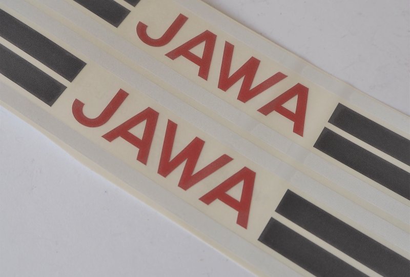 Naklejki JAWA na zbiornik, 28 cm, 2 szt, Jawa 50 typ 20/21/23-photo2