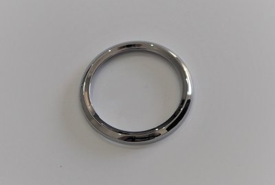 Ramka licznika, 60 mm, chromowana, CZ