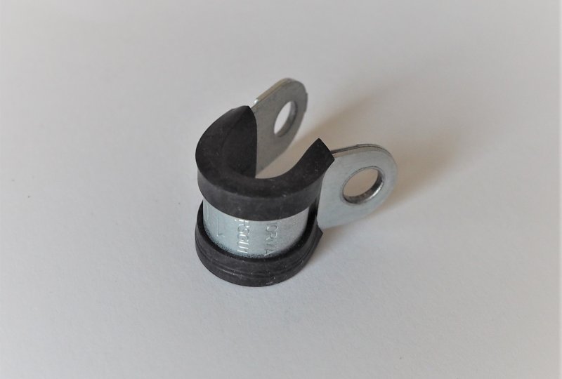 Objemka na rurkę, czarna, 8 mm, Jawa, CZ-photo2