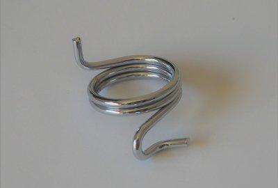 Sprężyna dźwigni hamulca, na podwójne cięgno, chrom, Jawa, CZ