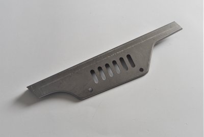 Osłona łańcucha, lewa, surowa, Jawa Babetta 210