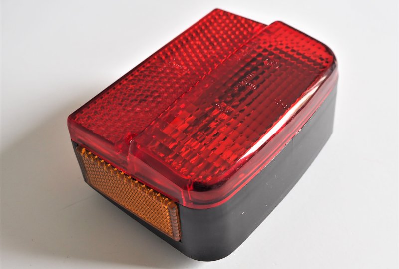 Lampa tylna, z odblaskiem, plastik, Jawa 638-640-photo2