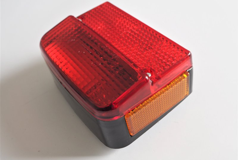 Lampa tylna, z odblaskiem, plastik, Jawa 638-640-photo3