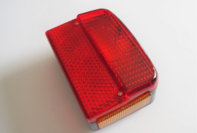 Lampa tylna, z odblaskiem, plastik, Jawa 638-640
