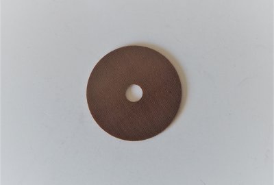 Podkładka tłumika skrętu główki ramy, 40x7x1,5mm, pertinax, Jawa 634, 638, 353, 559
