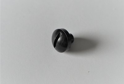Śruba przedniej szyby PLEXI, czarna, plastik, VELOREX 562