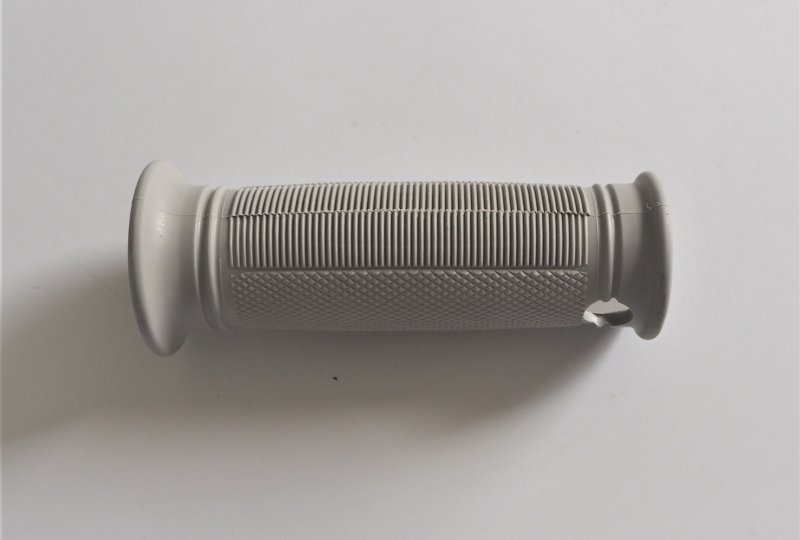 Manetka kierownicy 27 mm, prawa, szara, Jawa, CZ 1946---photo2