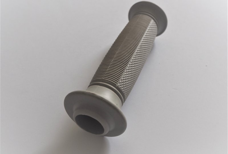 Manetka kierownicy 20 mm, lewa, szara, Jawa, CZ 1946---photo2