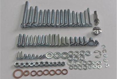 Komplet śrub silnikowych, ocynk, Jawa 50 typ 20/21/23