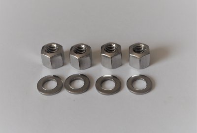 Śruby głowicy M6, 4 szt, nierdzewne, Jawa 50