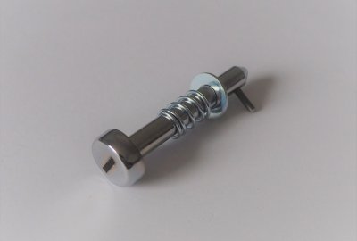 Zamek skrzynek bocznych, chrom, jakość B, Jawa 250/350 Kyvacka