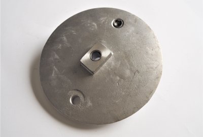 Pokrywa hamulca 150 mm, przód, niepolerowana, Jawa Perak, Ogar