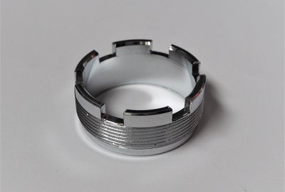 Nakrętka kolanka wydechu, chrom, Jawa 350/634
