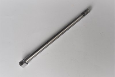 Ośka przedniego koła, chrom, Jawa 250/350 Perak