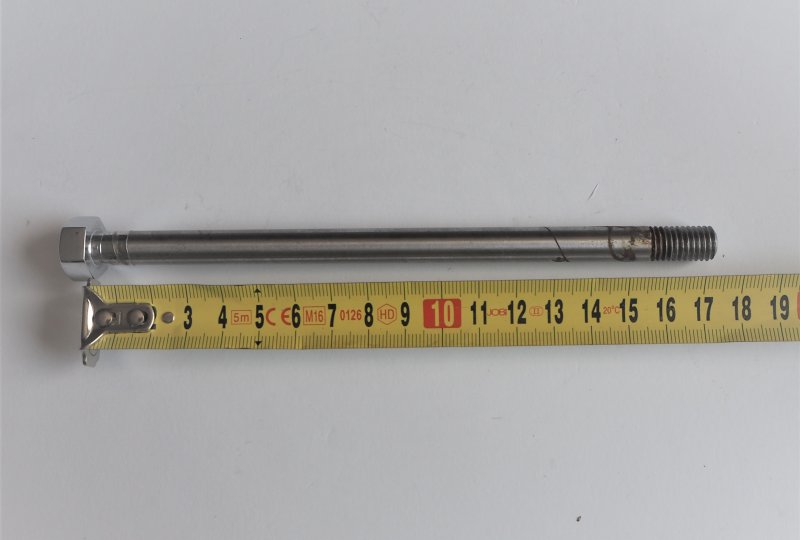 Ośka tylnego koła, 175 mm, chrom, Jawa 550-photo6