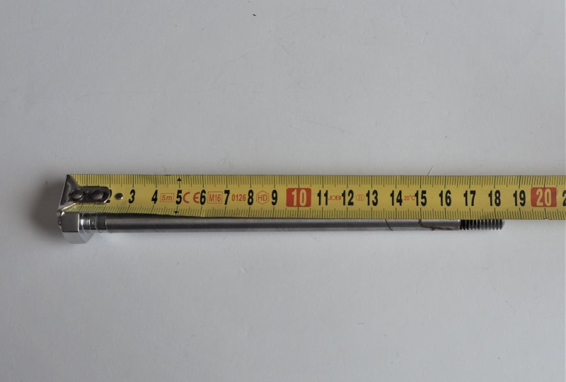 Ośka tylnego koła, 175 mm, chrom, Jawa 550-photo5