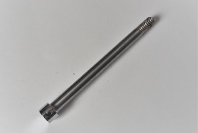 Ośka przedniego koła, 155 mm, chrom, Jawa 555