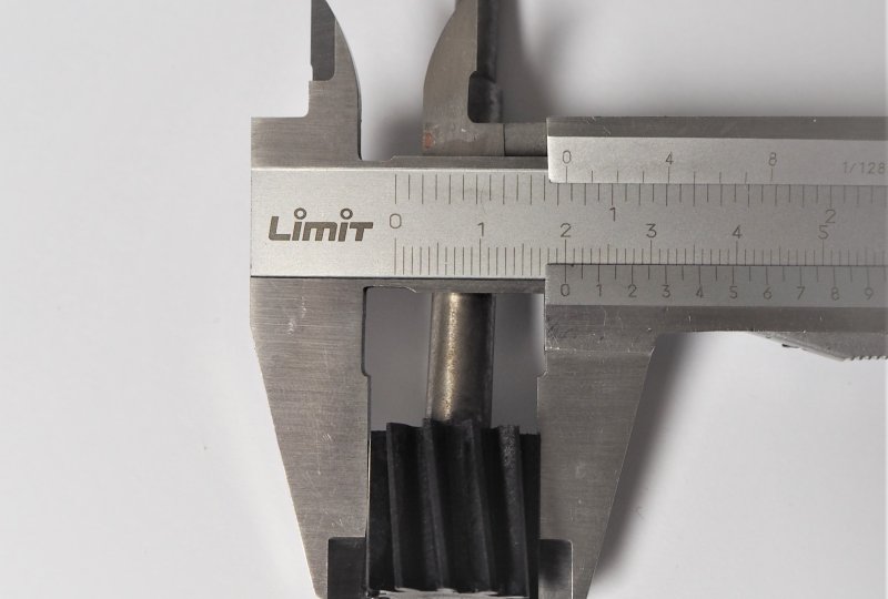Zębatka napędu linki obrotomierza, 12 zębów, stal/plastik, Jawa 634-640-photo4