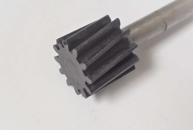 Zębatka napędu linki obrotomierza, 12 zębów, stal/plastik, Jawa 634-640-photo2