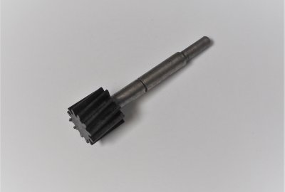 Zębatka napędu linki obrotomierza, 12 zębów, stal/plastik, Jawa 634-640