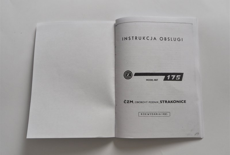 Instrukcja obsługi CZ 125/488, 175/487 - J.POLSKI format A5, 47 stron-photo2