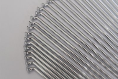 Szprychy i nyple, komplet 36 szt, 18 cali, M3,5x171, chrom, Jawa 90
