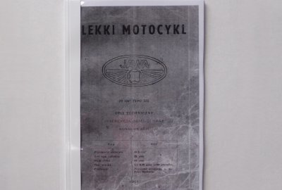 Instrukcja obsługi Jawa 50 typ 555 - J.POLSKI format A5, 46 stron