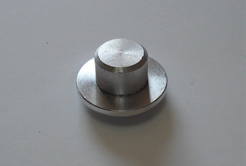 Zaślepka tylnego amortyzatora, aluminium, Jawa Perak, OHC, CZ-photo2