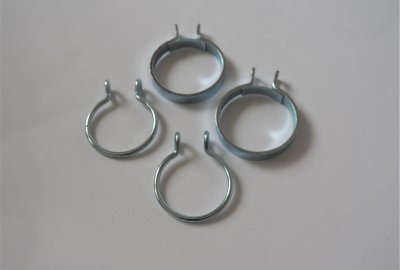 Komplet objemek gum amortyzatorów, ocynk, Jawa 250/350 Perak