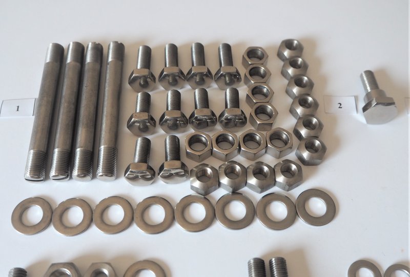 Komplet śrub, karoseria + silnik, nierdzewne/polerowane, Jawa Special-photo3