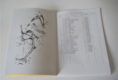 Katalog części zamiennych Jawa 50 typ 555 - J.SŁOWACKI format A5, 59 stron