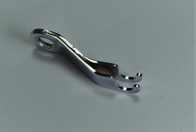 Dźwignia przedniego hamulca, chrom, Jawa Perak, Kyvacka, OHC