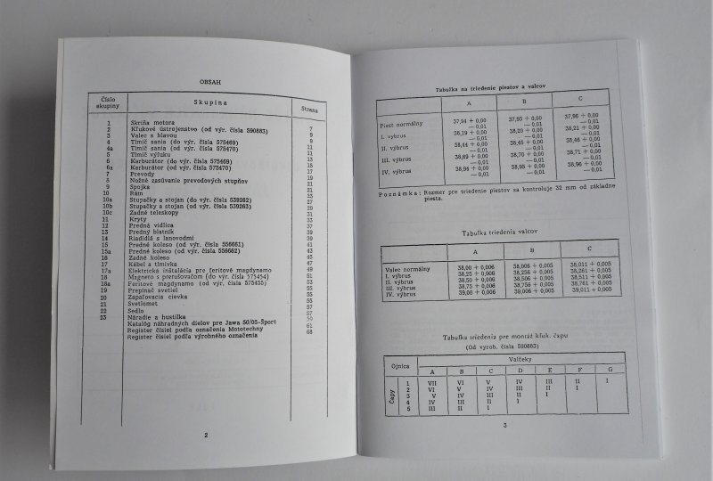 Katalog części zamiennych Jawa 50 typ 05 - J.SŁOWACKI format A5, 74 stron-photo2