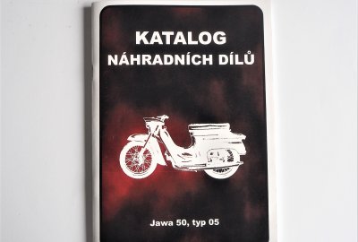 Katalog części zamiennych Jawa 50 typ 05 - J.SŁOWACKI format A5, 74 stron