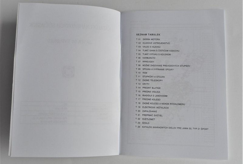Katalog części zamiennych Jawa 50 typ 20/21 - J.SŁOWACKI format A5, 48 stron-photo2