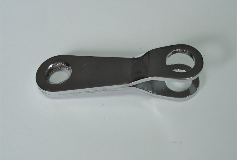 Dźwignia linki hamulca 76mm, chrom, Jawa 250/350-photo2