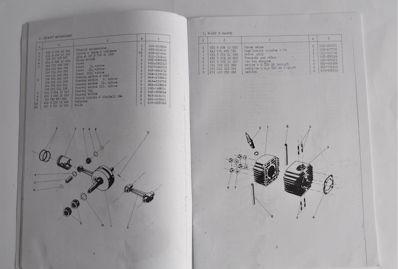 Katalog części zamiennych Jawa 50 typ 210 BABETTA - J.SŁOWACKI format A4, 27 stron-photo2
