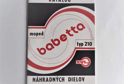 Katalog części zamiennych Jawa 50 typ 210 BABETTA - J.SŁOWACKI format A4, 27 stron