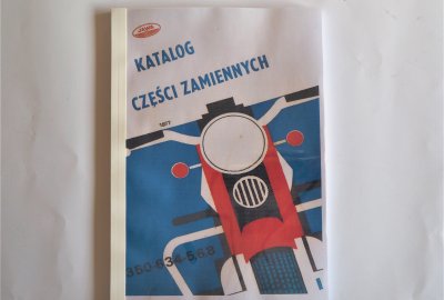 Katalog części zamiennych JAWA 350/634 - J.POLSKI format A4, 129 stron